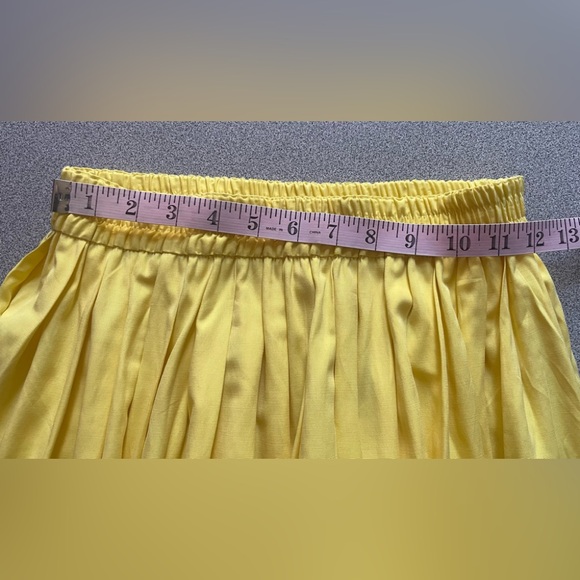 Vintage Debbie Shuchat Yellow Fit & Flare Skirt Size 8 - Picture 10 of 11